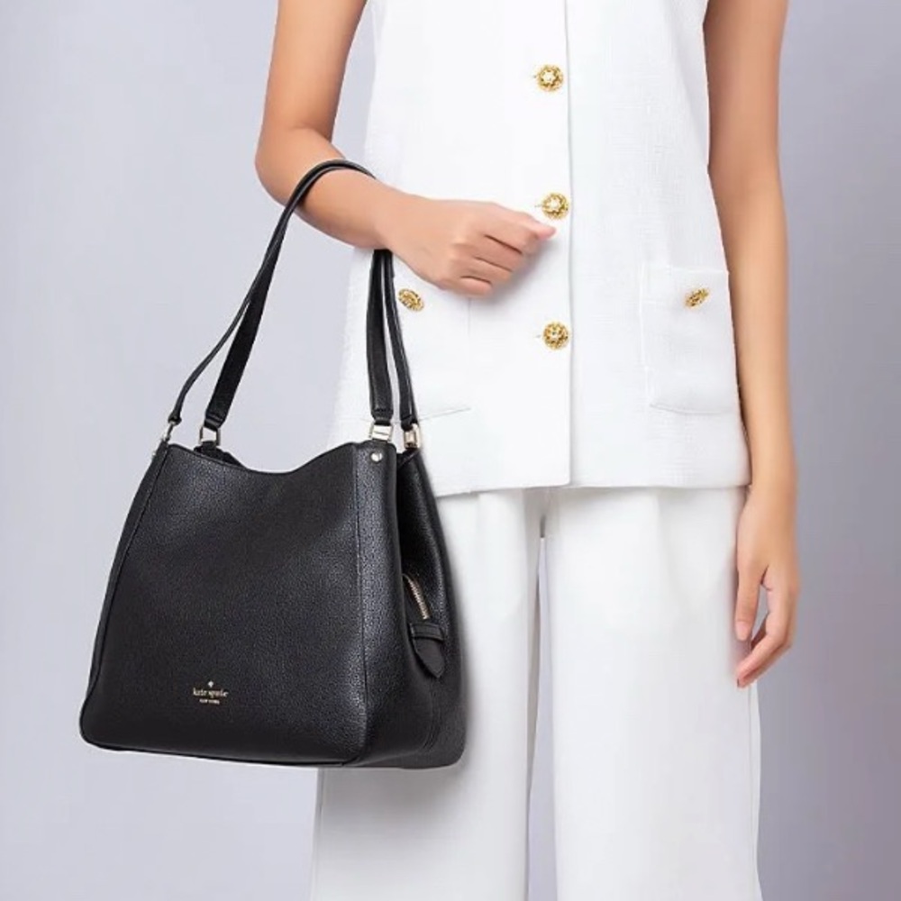 Kate Spade EUC New York Leila Medium Triple Compartment Shoulder Bag